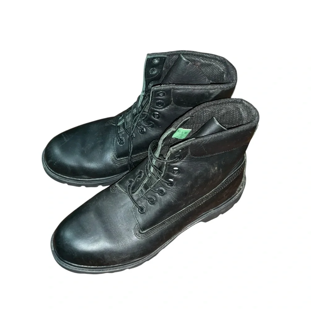 Timberland PRO Men’s 6” Black Leather Work Boots
